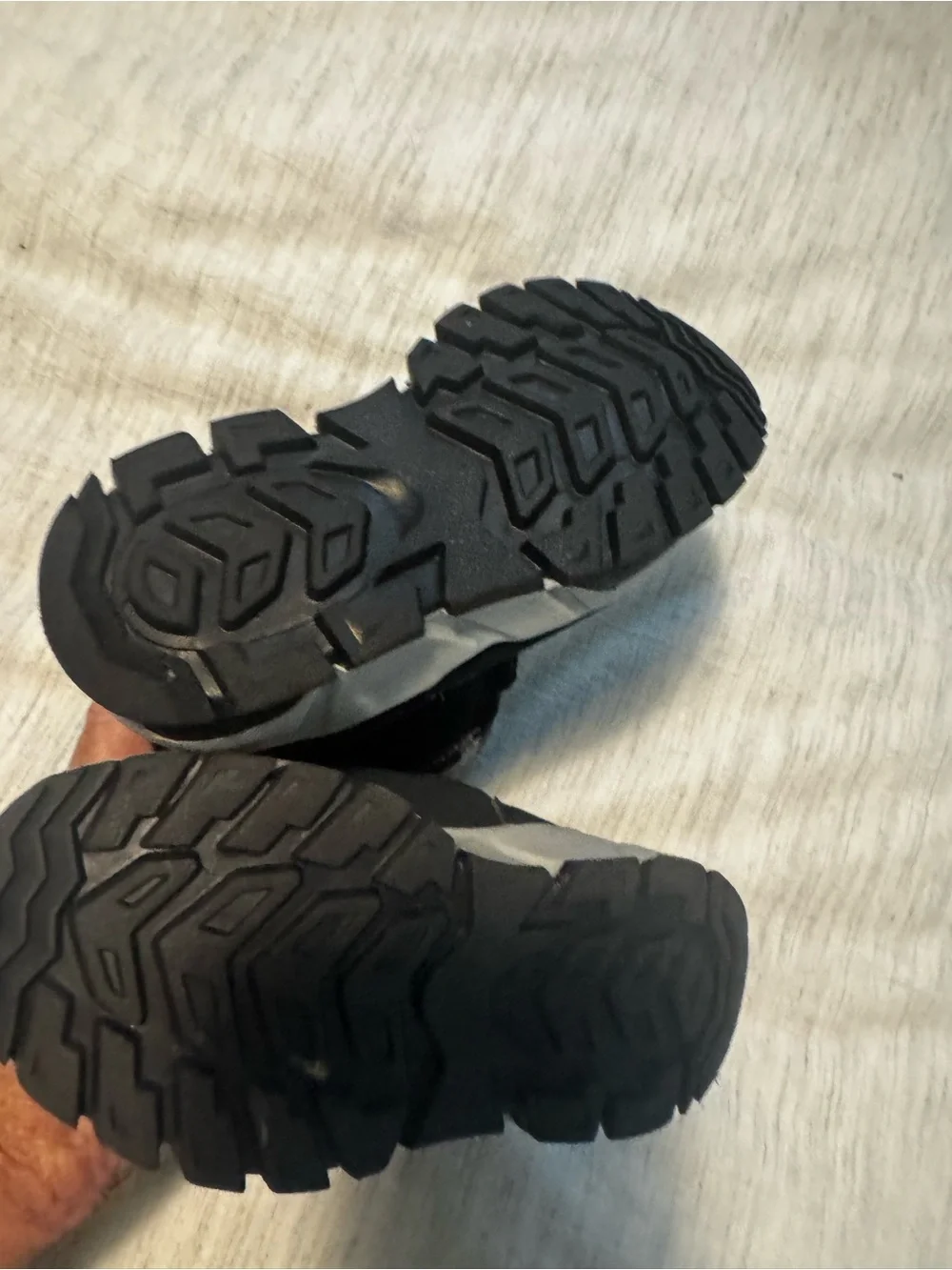 Kids Black Waterproof Snow Boots